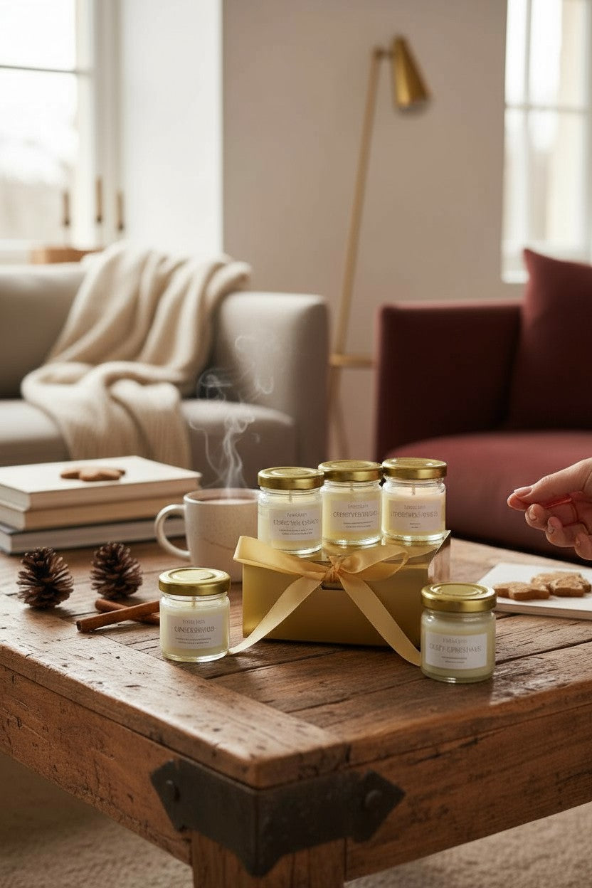 Pack 5 velas aromáticas de Navidad